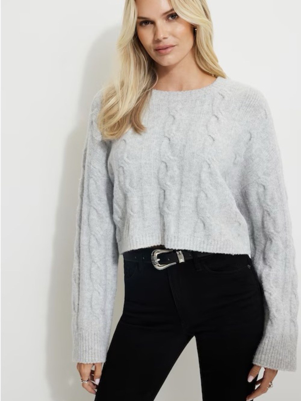 Dynamite Heavanlyarn Luana Cable knit, taupe